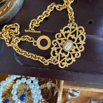 Leslie block necklace