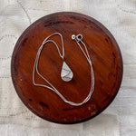Mother of pearl tear drop necklace