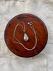 Mother of pearl tear drop necklace