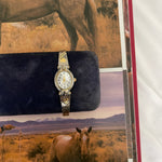 Two toned heart watch
