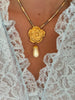 Flower pearl teardrop
