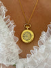 Clock pendant necklace