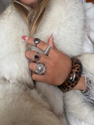 Luggage tag ring