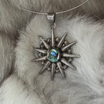 Abalone pendant necklace