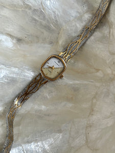 Two toned helbros watch