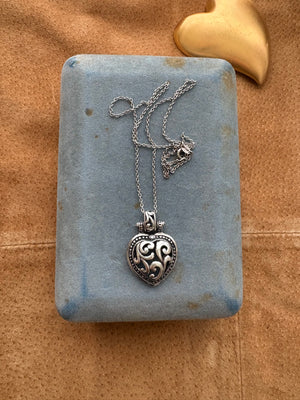 Sterling heart pendant