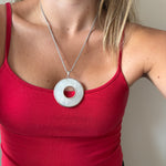 Mop earring and necklace set