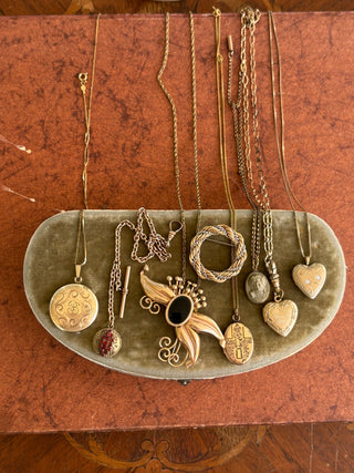 Gold filled B Locket