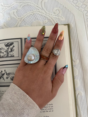 “K” spoon ring