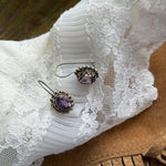 Amethyst earrings