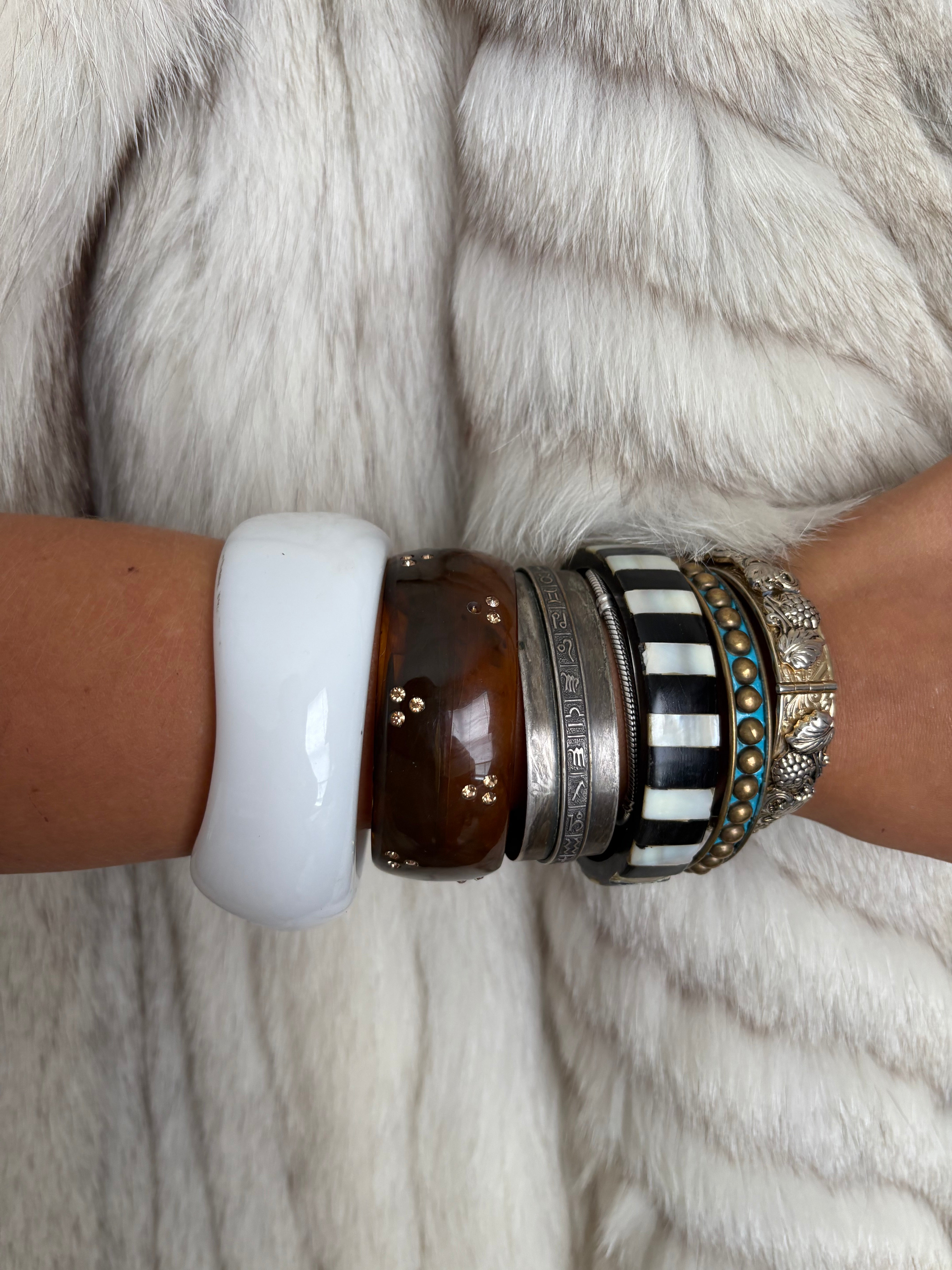 Lucite bangle