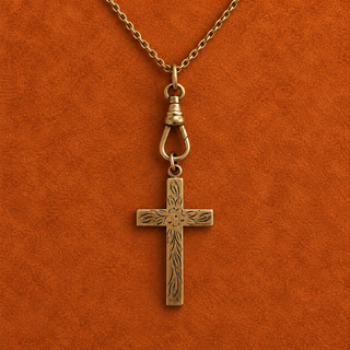 Gold filled cross necklace