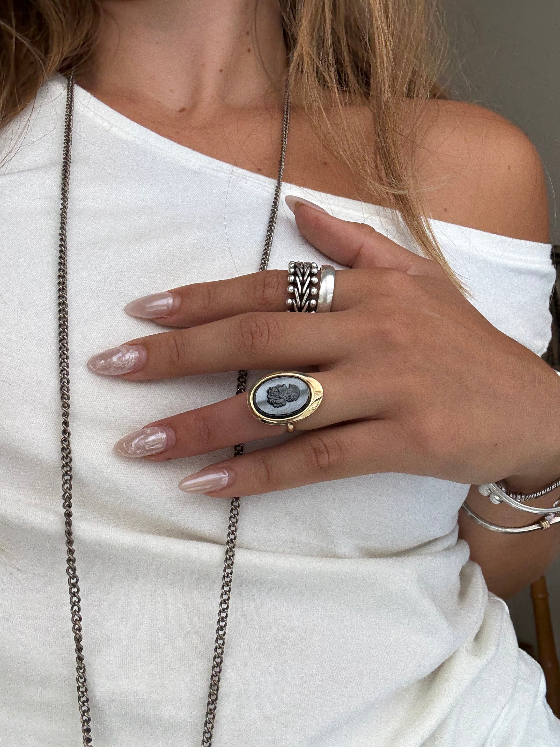 Sarah Coventry cameo ring