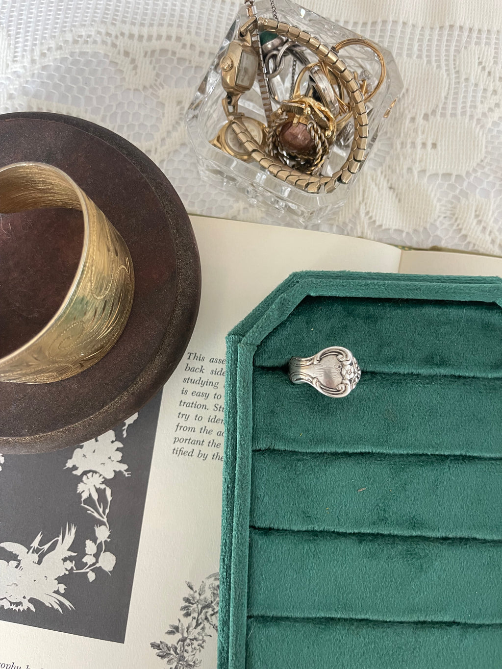 “K” spoon ring