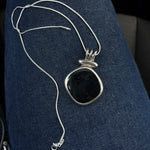 Black onyx necklace