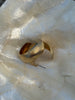 Gold 80s earrings