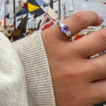 925 amethyst ring