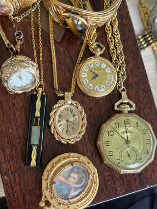 Gold Filled watch necklace