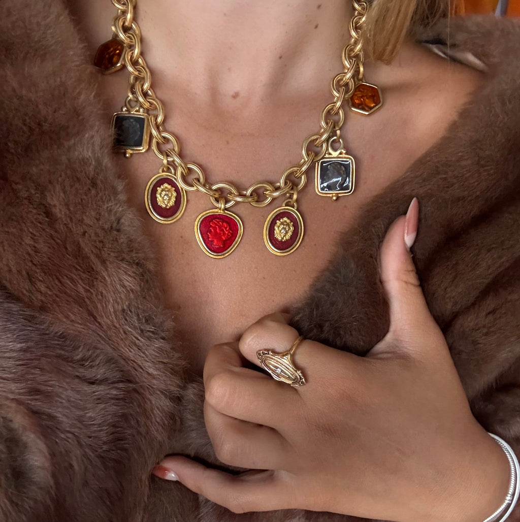 Robert rose necklace