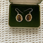 Tigers eye earrings