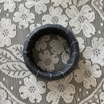 Denim chunky bangle