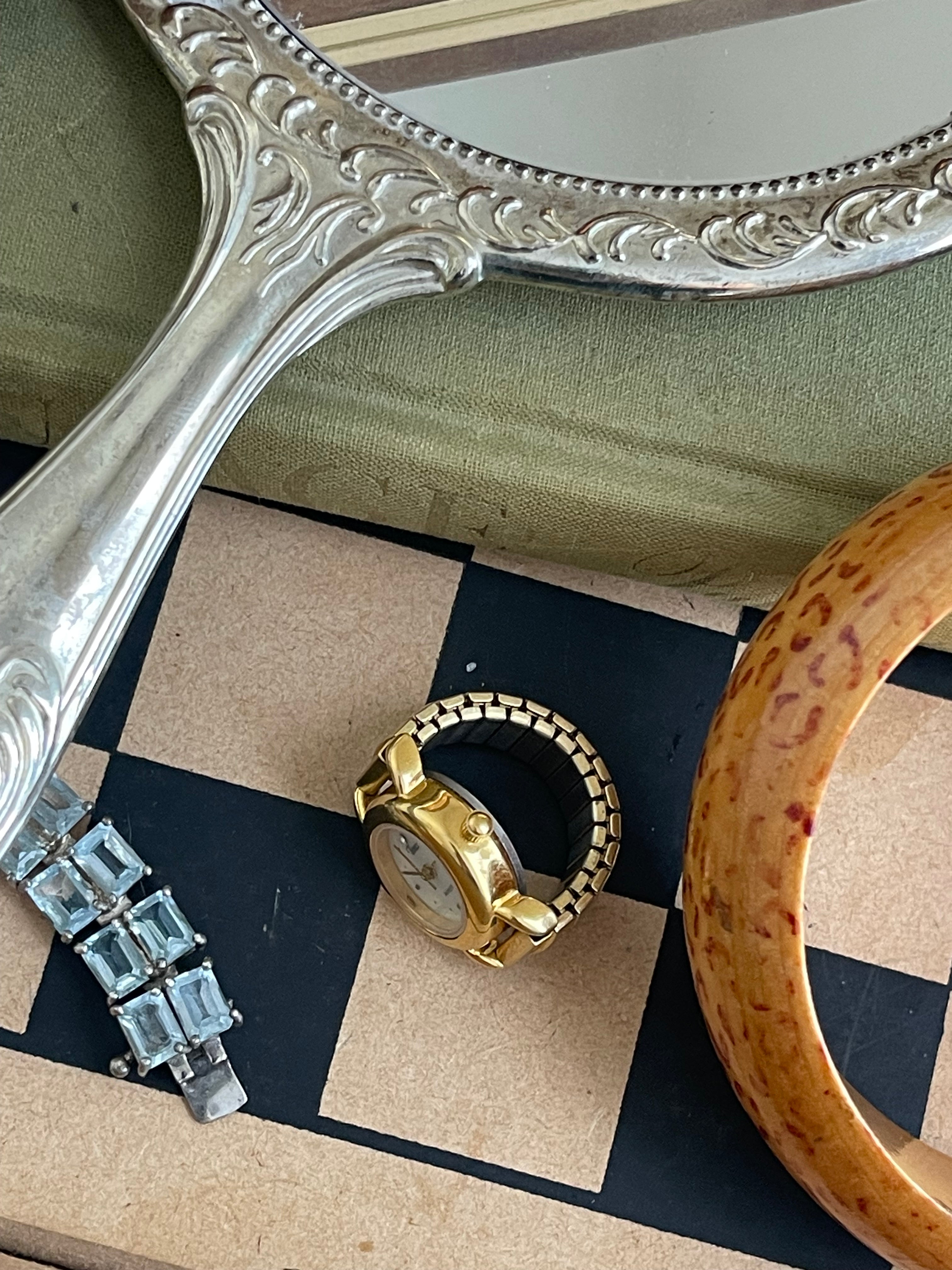 70s Timex watch ring