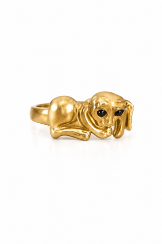 Bronze cat ring