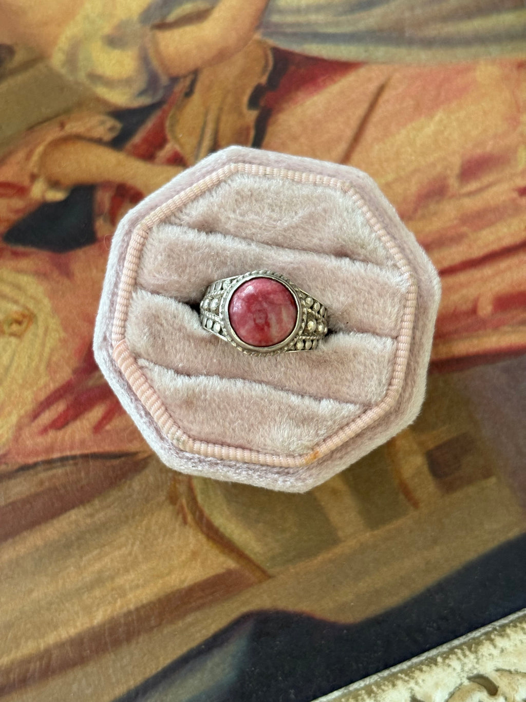 Pink rodochrosite