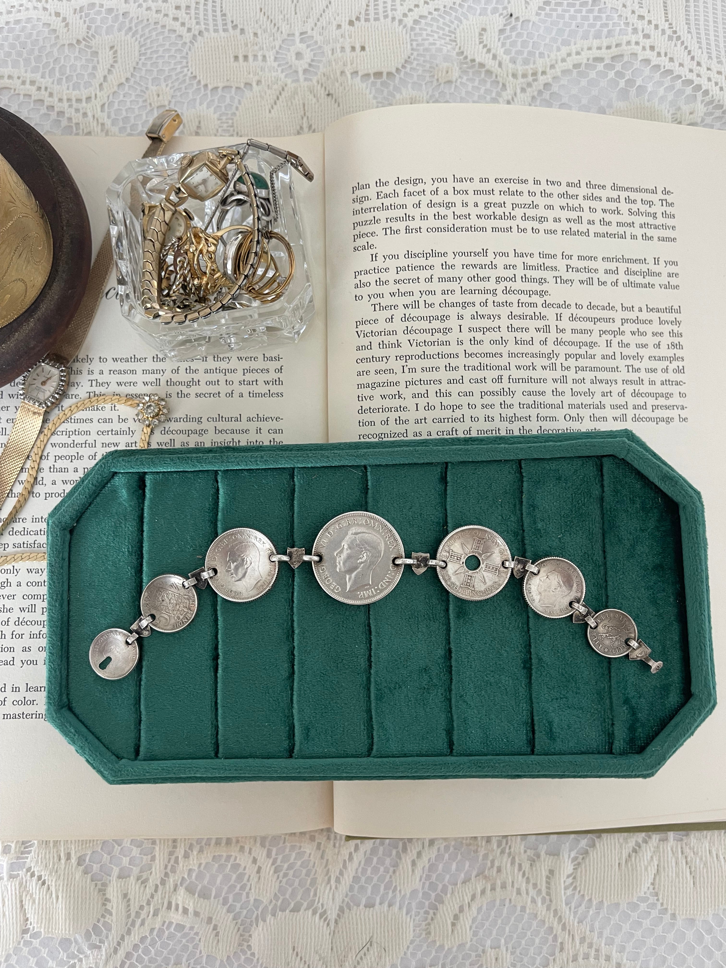 1940s Coin bracelet