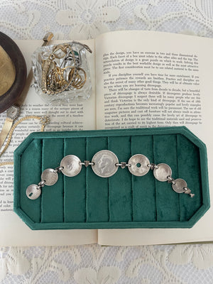 1940s Coin bracelet