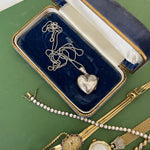 925 heart locket necklace