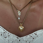 Pearl teardrop necklace