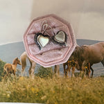 Mother of Pearl heart earrings