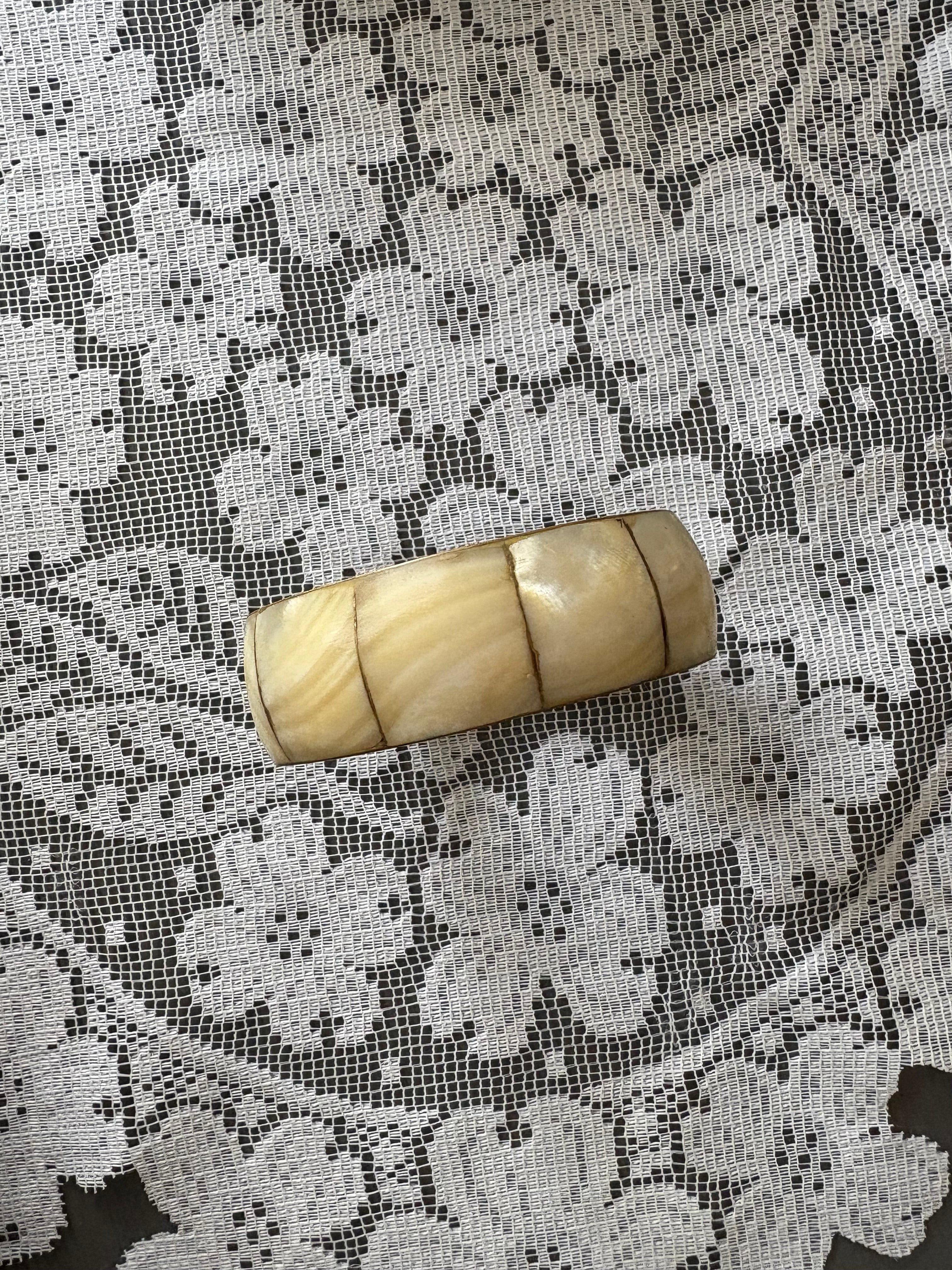 MOP oyster shell bangle