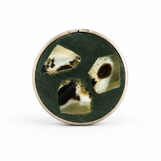 Colombian Resin & Cow Horn Statement Ring