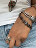 Marcasite Slide Charm Bracelet