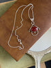 925 carnelian necklace