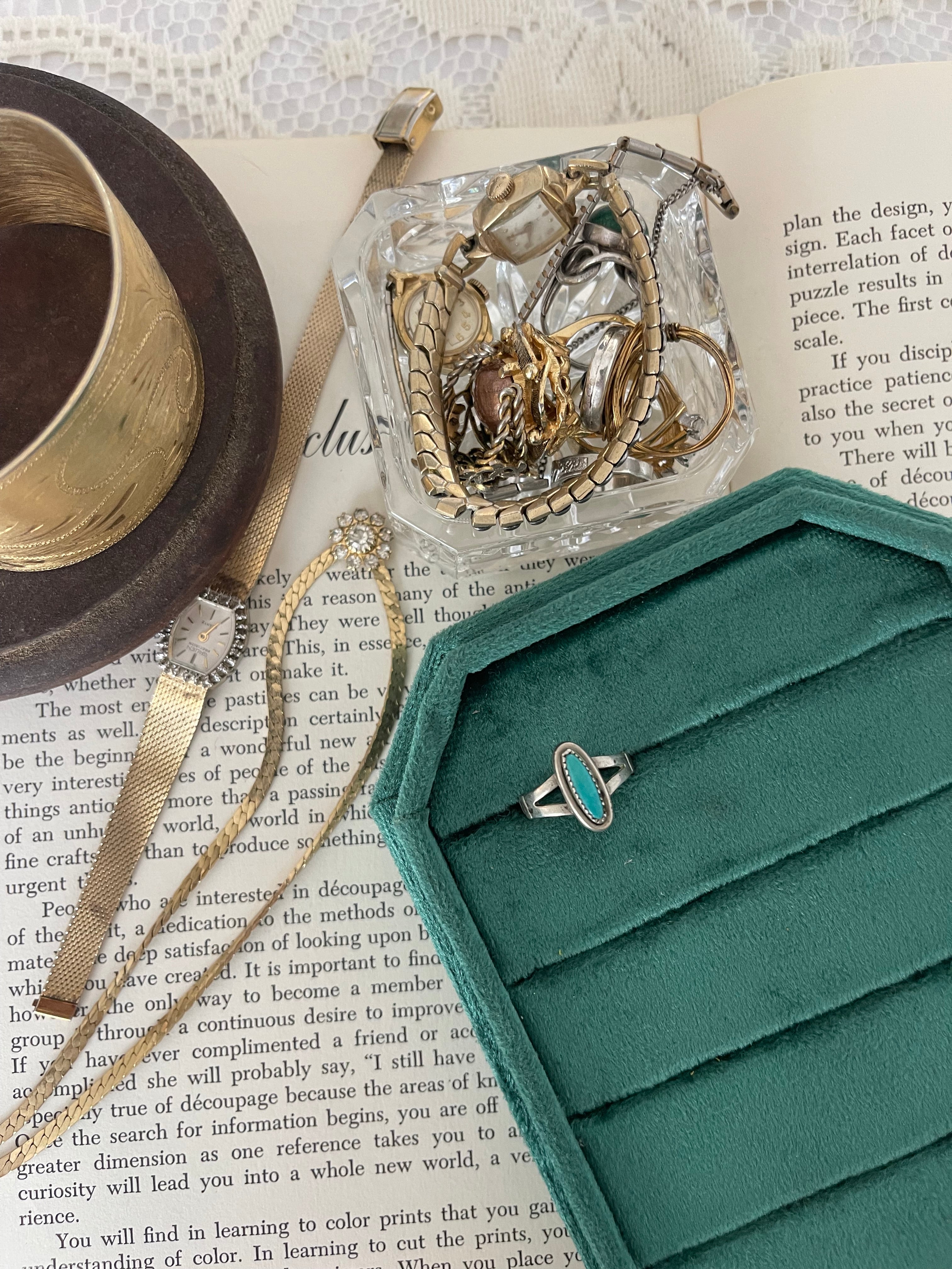 925 Turquoise Ring Bell ring