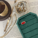 Coral 925 ring