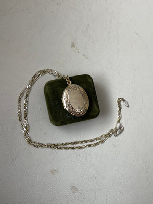 L locket necklace