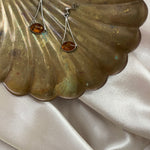 Amber earrings
