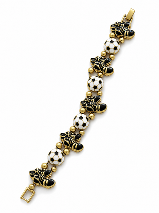 90s soccer bracelet