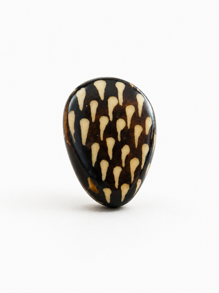 Handcrafted Colombian Tagua Statement Ring