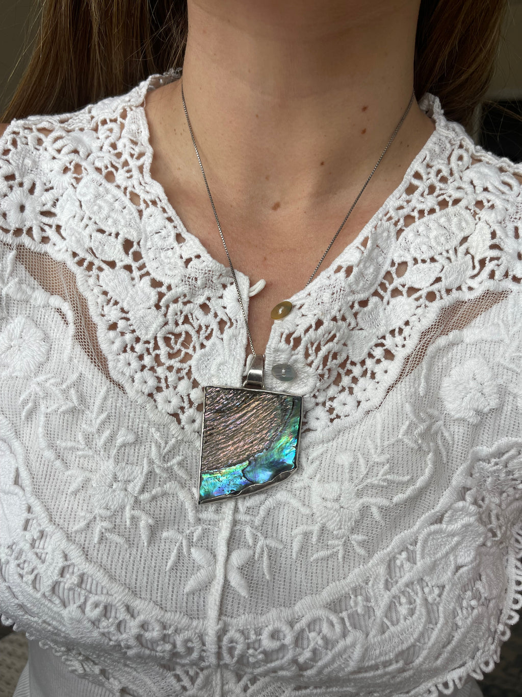 Abalone shell 925 necklace