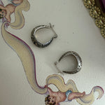 Sterling baby hoops