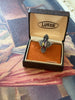 925 multi colored stone ring