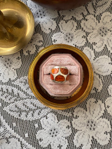 Modernist carnelian agate