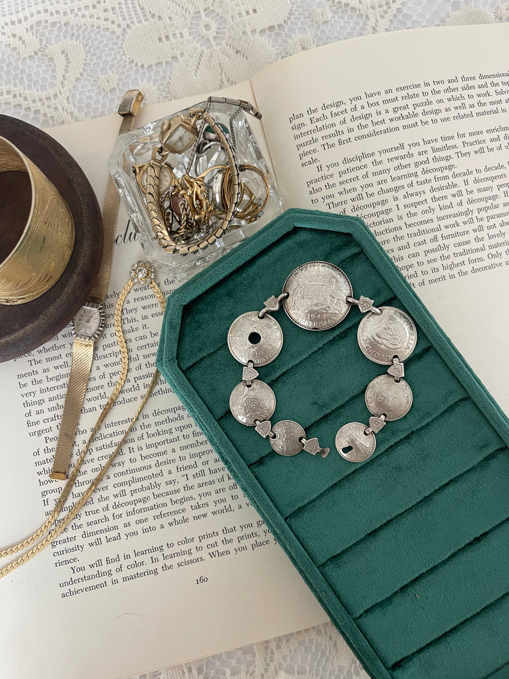 1940s Coin bracelet