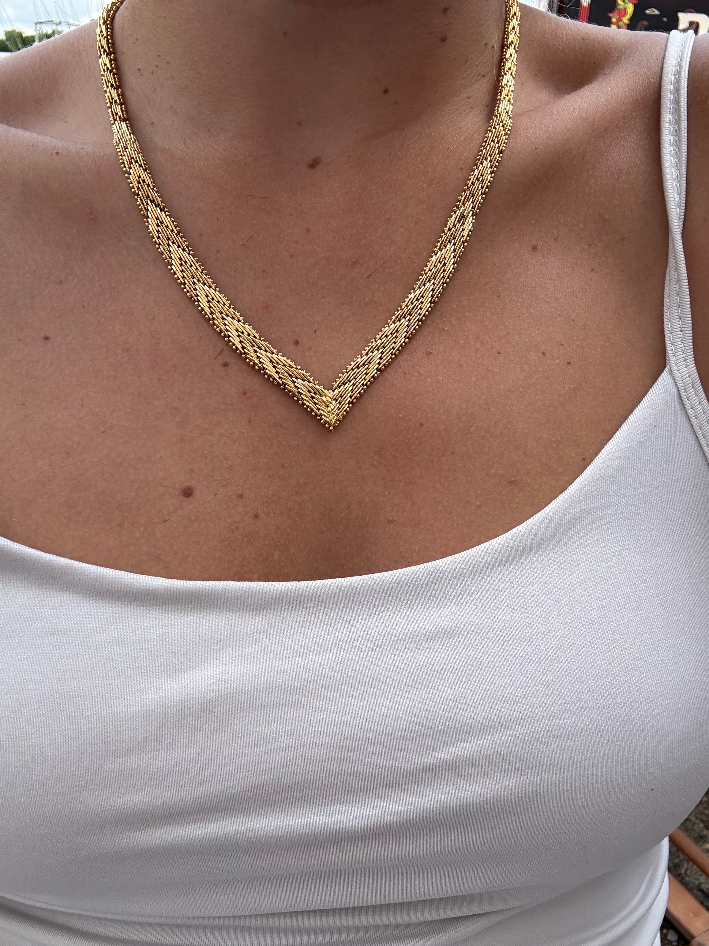 Gold necklace