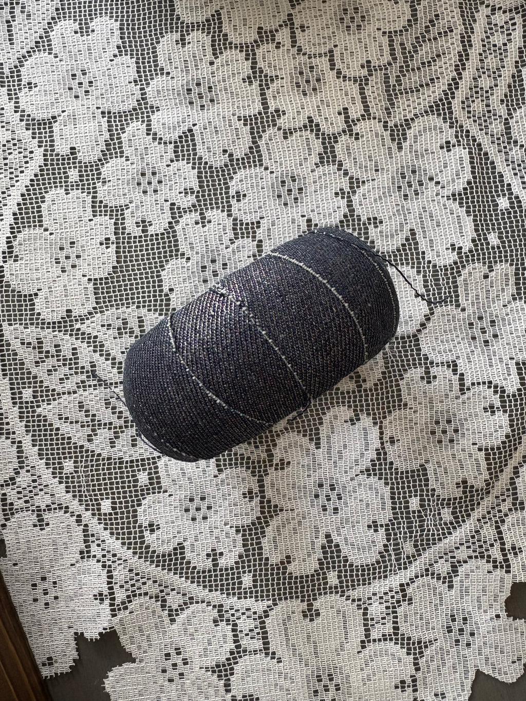 Denim chunky bangle